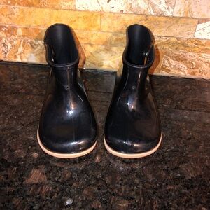 Mini sed Kids Black Rain Boots
